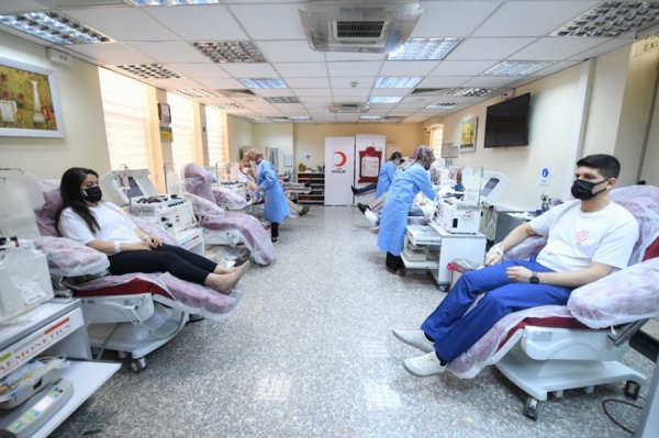 Başkentte 20 öğretmen Türk Kızılaya kan bağışında bulundu