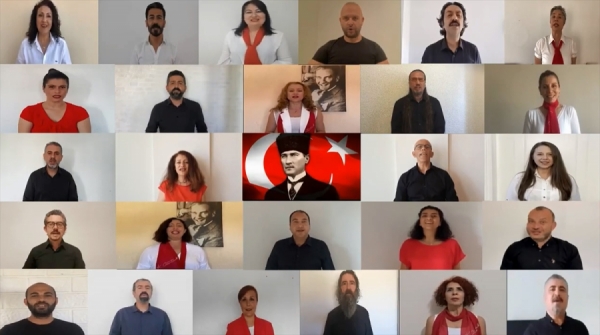 Bodrum'da öğretmenlerden 19 Mayıs'a özel klip