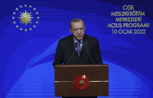 Cumhurbaşkanı Erdoğan: Meslek liseliler en az asgari ücret kadar gelir elde edecek
