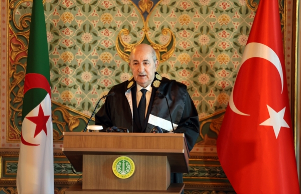 İÜ'den, Cezayir Cumhurbaşkanı Tebbun'a fahri doktora unvanı 