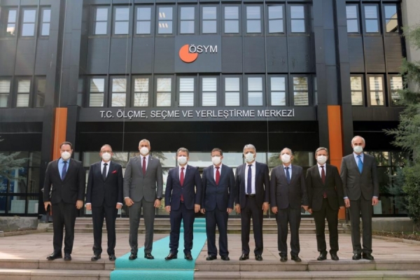 KKTC Milli Eğitim ve Kültür Bakanı ÖSYM Başkanı Aygün'ü ziyaret etti