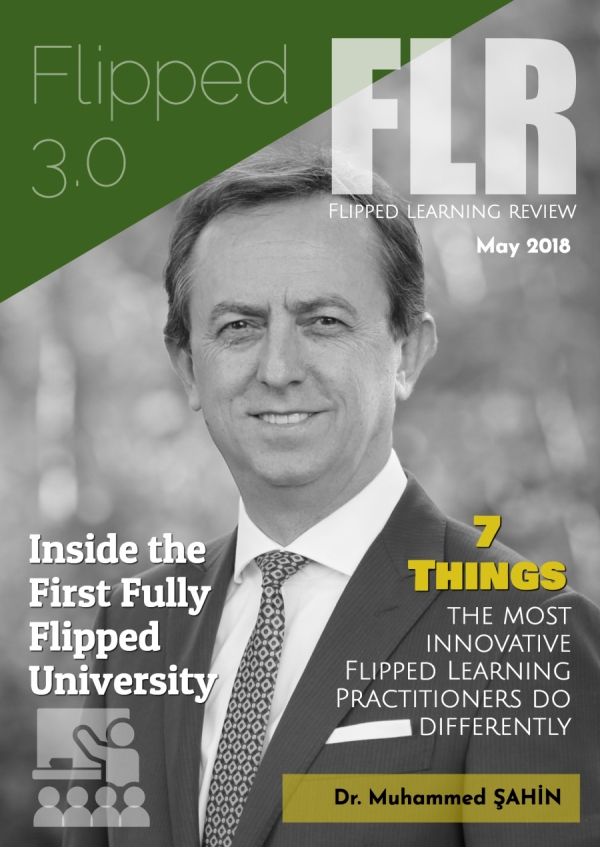 MEF Üniversitesi Rektörü Prof. Dr. Şahin, Flipped Learning 3.0” dergisine kapak oldu