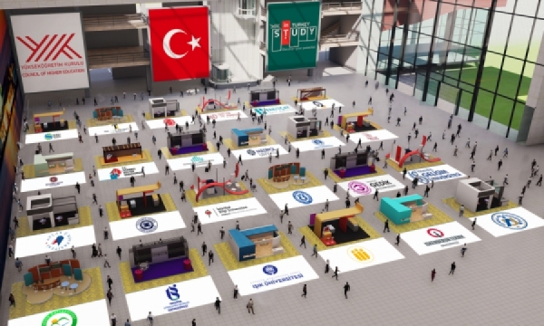 Türk üniversitelerini sanal ortamda tanıtan YÖK fuarı 164 ülkeden ilgi gördü