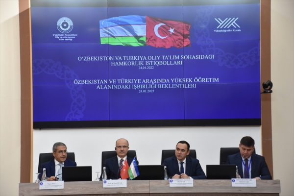 YÖK Başkanı Özvar, Özbek-Türk Üniversitesi kurmayı planladıklarını söyledi