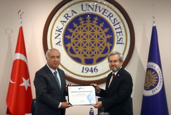 Ankara Üniversitesi, 'kurumsal akreditasyon' aldı