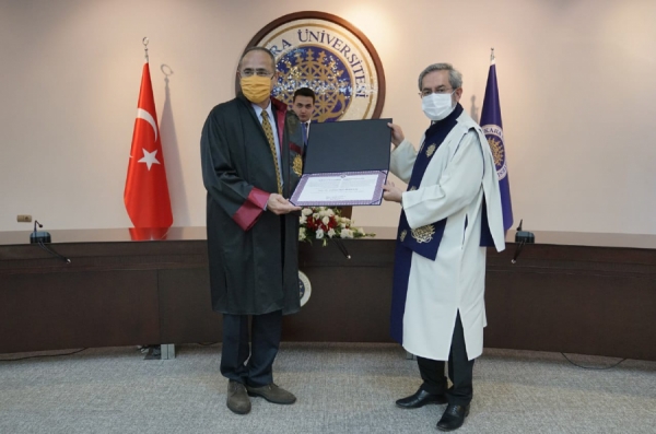 Ankara Üniversitesi'nden Prof. Dr. Gökhan Hotamışlıgil'e fahri doktora