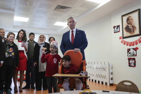 Ankara'da 'Engelsiz Çocuk Gündüz Bakımevi' açıldı