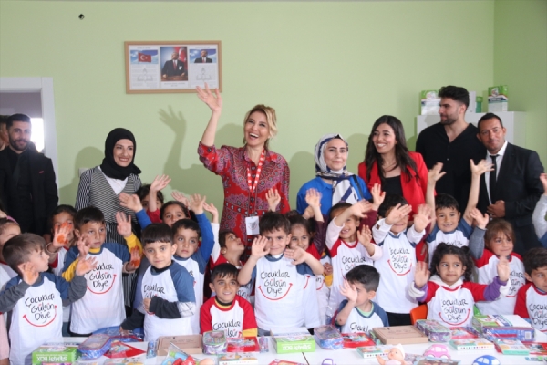 Diyarbakır'da yaptırılan anaokulu açıldı