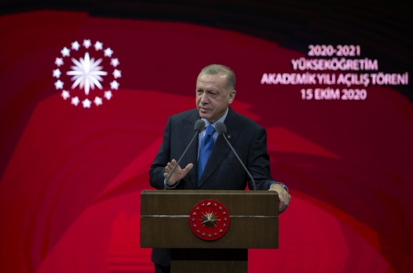 Erdoğan: Hedef yükseköğretimde de yüz yüze öğretimi başlatmak