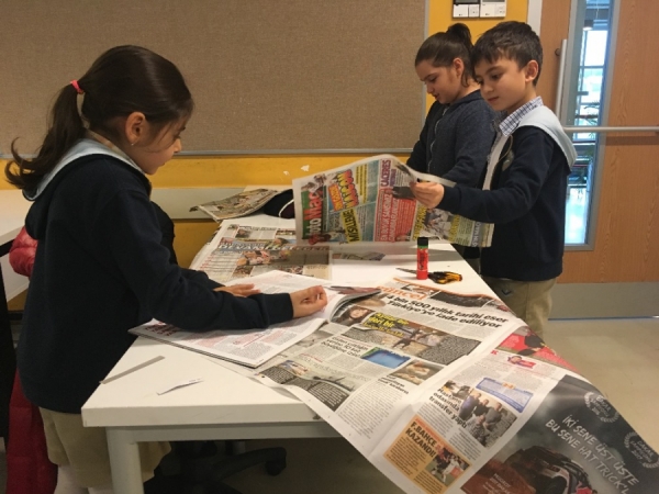 İlkokul öğrencileri gazete çıkardı