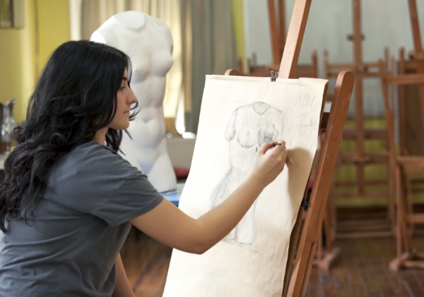 Lise öğrencilerine 5 alanda uygulamalı sanat eğitimi