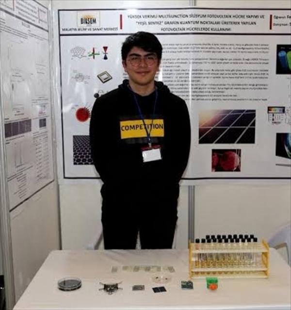 Lise öğrencisi ABD'deki bilim ve mühendislik yarışmasında birinci oldu