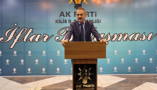 Milli Eğitim Bakanı Özer, Kilis'te iftar programına katıldı
